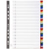 Exacompta 93E Register PP farbig mit Zahlenaufdruck 31 Fächer DIN A4 22,5x29,7cm
