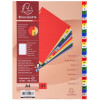 Exacompta 93E Register PP farbig mit Zahlenaufdruck 31 Fächer DIN A4 22,5x29,7cm
