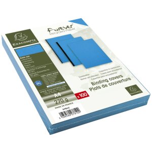 Пачка из 100 штук — Evercover формат A4, 270 г, синий