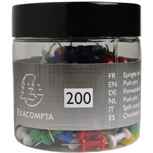 Колпачки для доски Exacompta, 20 шт., разноцветные