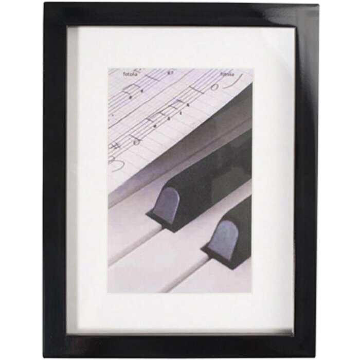 Деревянная рамка Henzo Piano черная 13x18 см