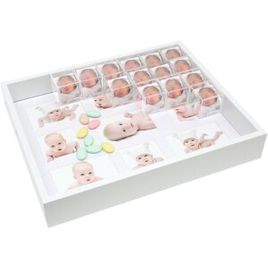 Deknudt S58RE2 Acryl-Fotowürfel Kanna 6x6 cm für 6 Fotos