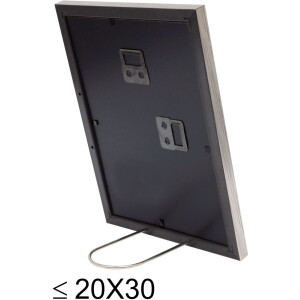 Пластиковая рамка S46A серебро 13x18 см