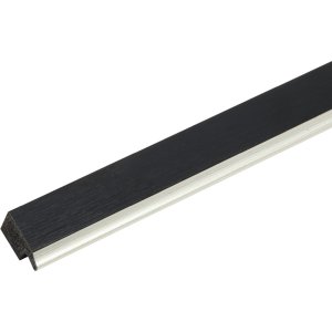 Kunststoffrahmen S46A schwarz mit silber 13x18 cm