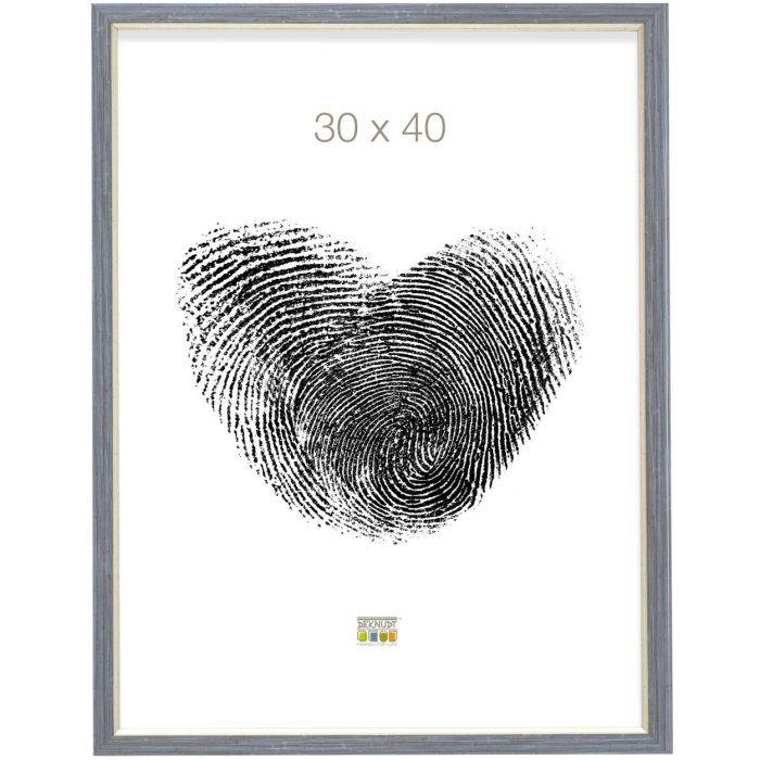 Kunststoffrahmen S46A grau-blau 20x30 cm