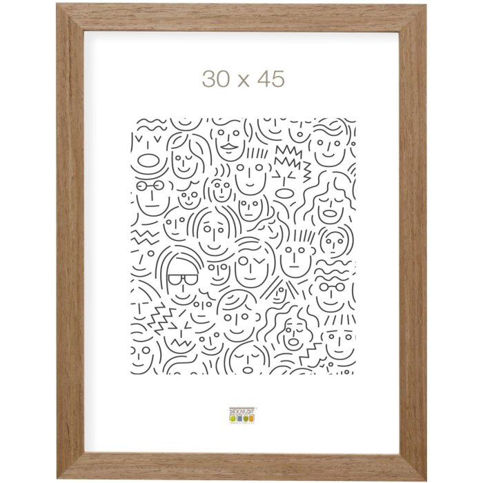 Деревянная рамка S46BH коричнево-серый 13x13 см