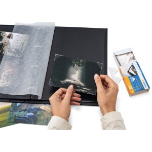 HERMA уголки для фотографий Transparol extra large 100 шт. самоклеящиеся