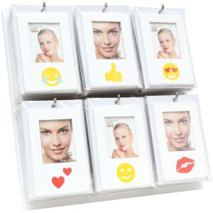 Deknudt S59KL6 Minirahmen Emoticon 3,5x4,5 cm mit Magnet und Aufsteller