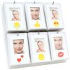 Deknudt S59KL6 Minirahmen Emoticon 3,5x4,5 cm mit Magnet und Aufsteller
