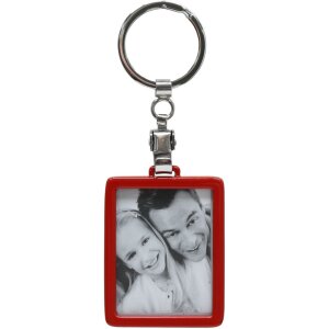 Deknudt S59NK4 Schlüsselanhänger rot rechteckig...