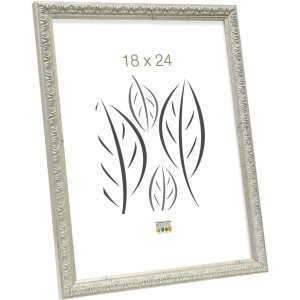 Deknudt Ornament-Bilderrahmen S95L 15x15 cm silber