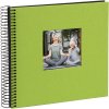 Goldbuch Spiralalbum Bella Vista grün 20x20 cm 40 schwarze Seiten