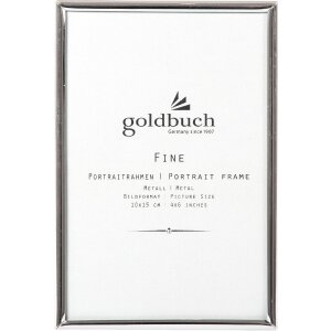 Goldbuch Metallrahmen Fine 10x15 cm silber...