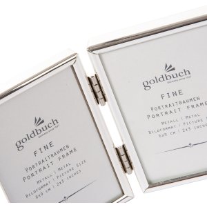 Goldbuch Doppelrahmen Fine 2 Fotos 6x9 cm silber glänzend