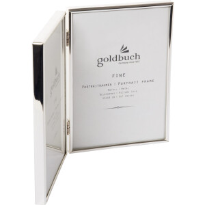 Goldbuch двойная рамка Fine 2 фото 13x18 см металлическая рамка серебристая глянцевая