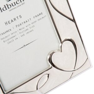 Goldbuch Metall-Fotorahmen Hearts 10x15 cm 13x18 cm creme...