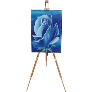 Staffelei aus geöltem Kiefernholz