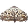 LumiLamp стеклянный абажур Tiffany Dragonfly 49x28 см