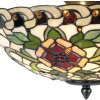 Потолочный светильник Tiffany Ø 40x23 см черный