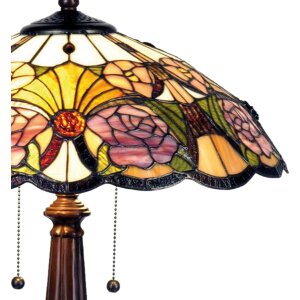 Настольная лампа Tiffany Ø 44x57 см фиолетового цвета