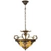 Подвесной светильник Tiffany 56x170 см разноцветный