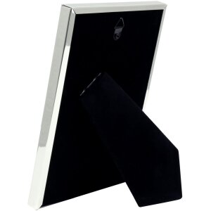 Металлическая рамка Deknudt S58MS серебро 10x15 см узкий молдинг