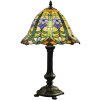Настольная лампа Tiffany Ø 30x48 см зеленая разноцветная