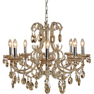 Люстра из железа и стекла Ø 70 см - 5LL-CR68CP...