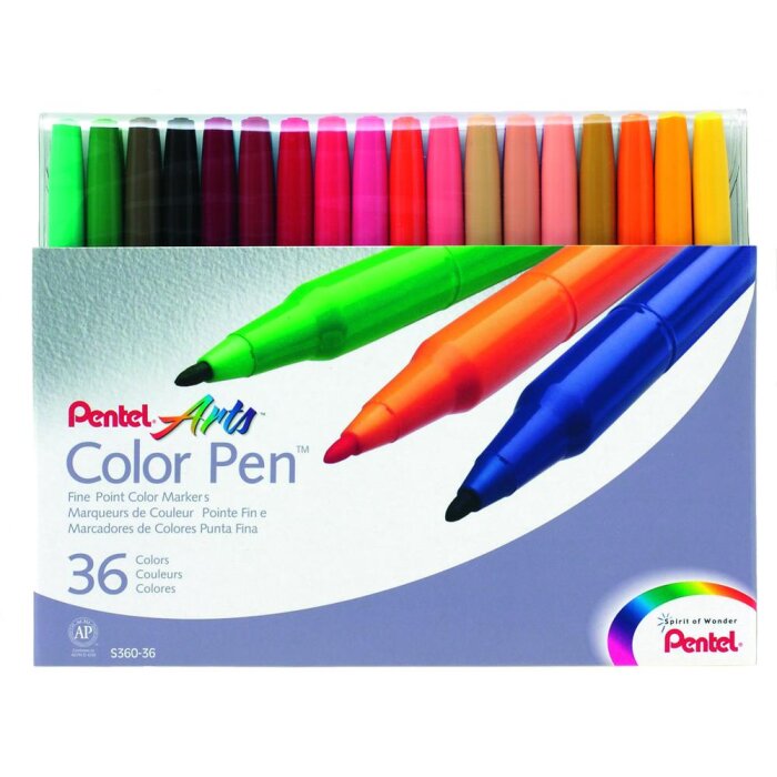 36er Set Colour Pen Faserstifte 0,6 mm