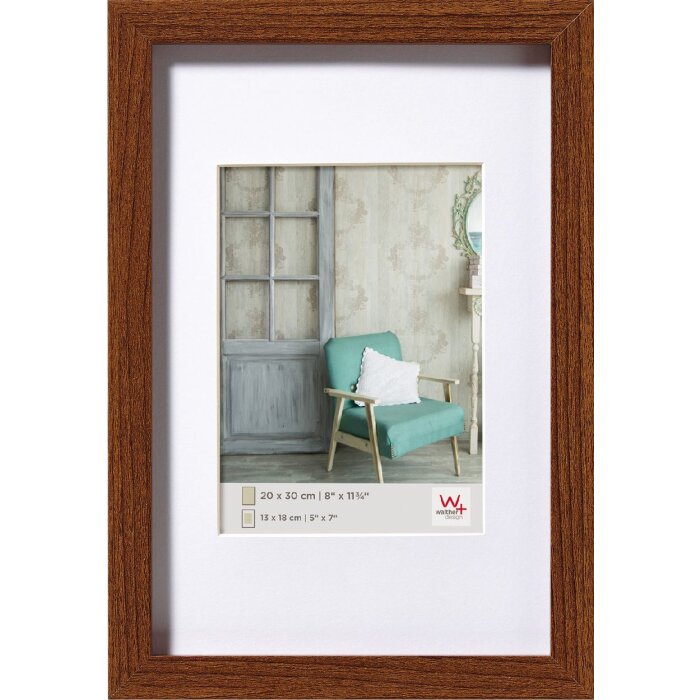 Деревянная рамка Walther Стокгольмский орех 30x40 см