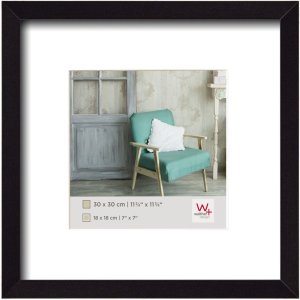 Деревянная рамка Walther Стокгольм черная 30x30 см с...