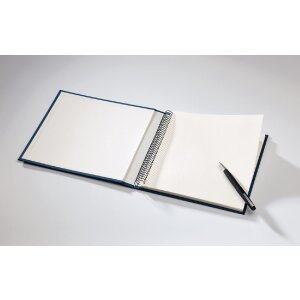 Walther Гостевая книга на спирали Веселая черная 26х25 см 50 белых страниц