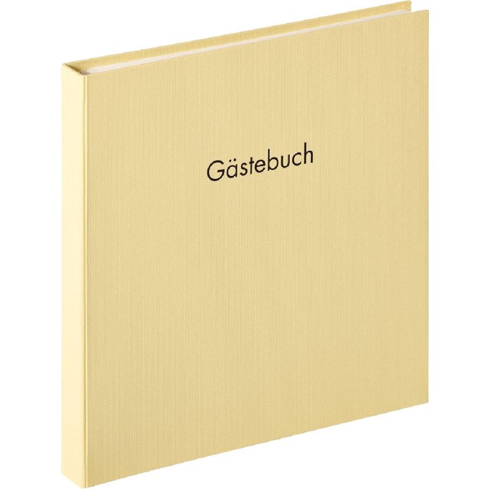 Walther Гостевая книга на спирали Веселый крем 26х25 см 50 белых страниц