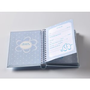 Мини-альбом Baby Animal голубой 30 фотографий 11x15 см