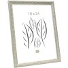 Deknudt S95L Ornament-Bilderrahmen 9x13 bis 30x40 cm Gold Silber Weiß Hoch Quer