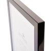 Goldbuch Fotorahmen Modern Art 10x15 cm Schwarz Metallrahmen mit Passepartout