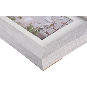 Фоторамка Henzo Модерн 13x18 см белая с паспарту 9x13 см