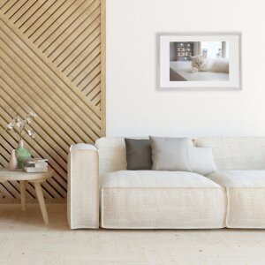 Современная фоторамка 40x60 см белая