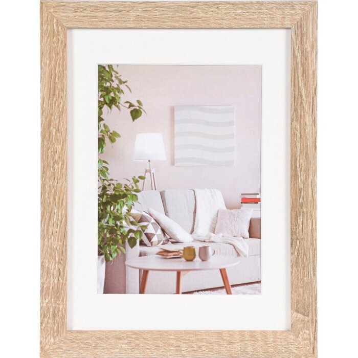 Фоторамка современная 18x24 см средне-коричневая