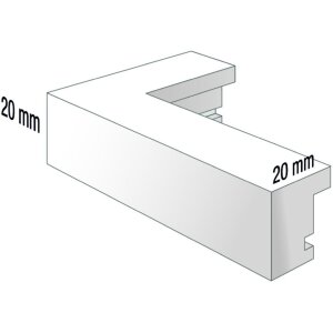 Современная фоторамка 40x50 см темно-коричневая