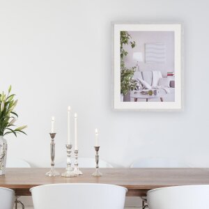 Рамка для фотографий Henzo современная 50x60 см белая с паспарту 40x50 см