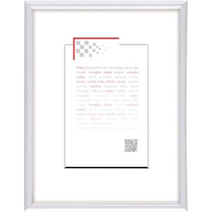 Ceanothe Kunststoffrahmen Gallery 15x20 cm Weiß...