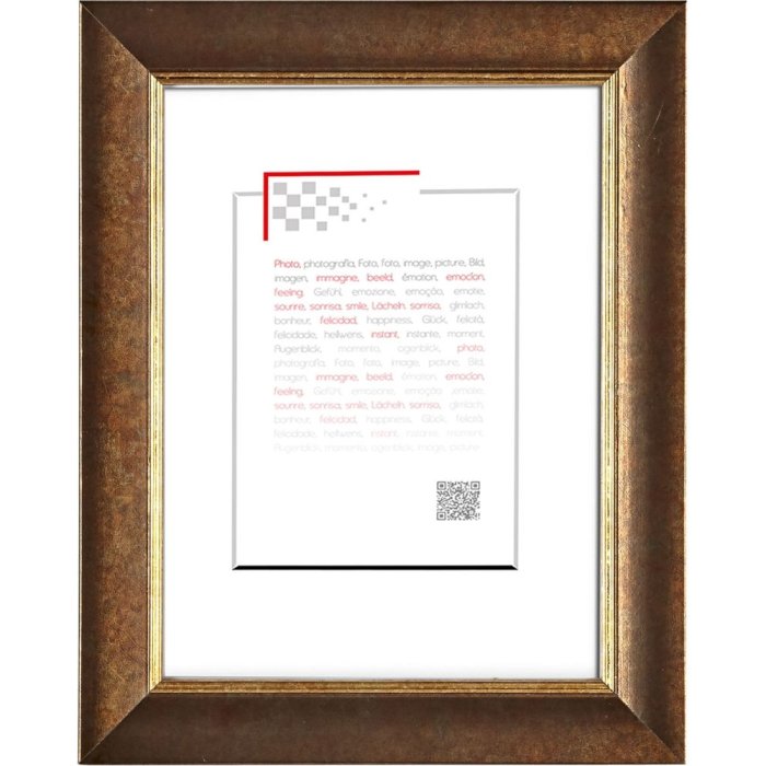 Holzrahmen Hades 10x15 cm gold