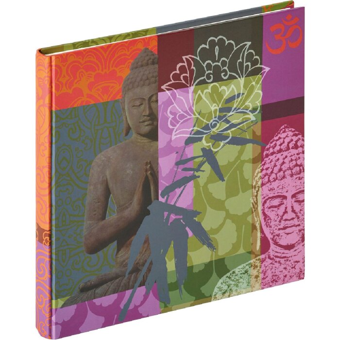 Фотоальбом Walther Будда красный 26х25 см 40 белых страниц