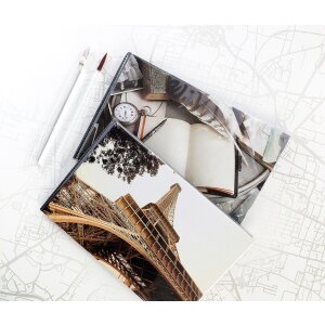 Walther Einsteckalbum Minialbum Memories Softcover 40 Fotos 10x15 cm Schwarz