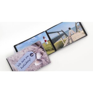 Walther Einsteckalbum Minialbum Memories Softcover 40 Fotos 10x15 cm Schwarz