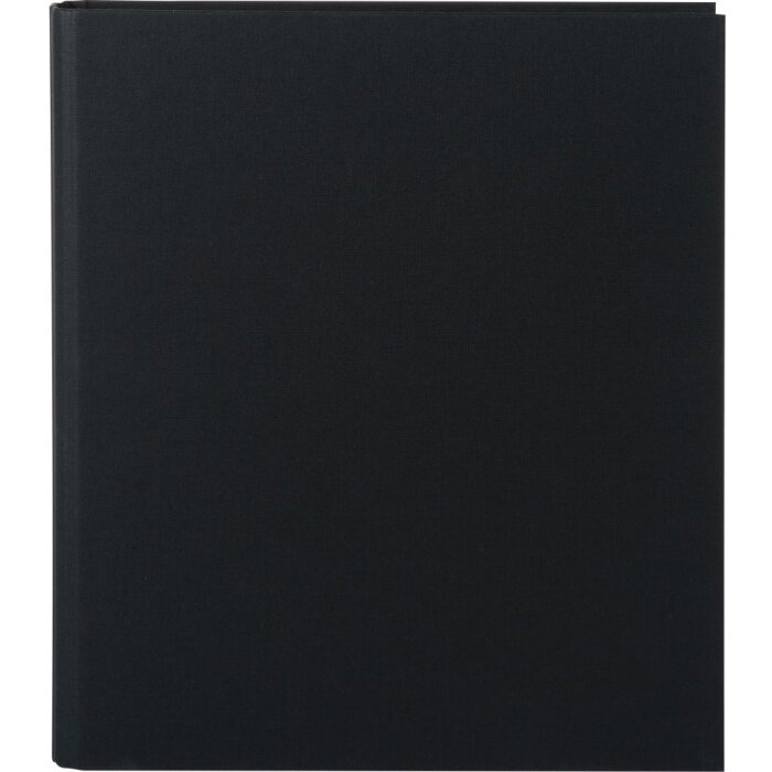 Папка на кольцах Goldbuch A4 Linum черная 26x32 см льняной механизм на 4 кольца