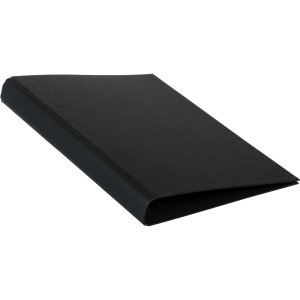 Папка на кольцах Goldbuch A4 Linum черная 26x32 см льняной механизм на 4 кольца