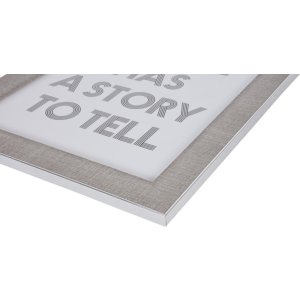 Henzo Bilderrahmen Silverline 15x20 cm grau
