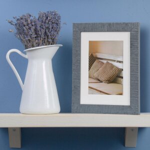 Holzrahmen Driftwood 18x24 cm blau